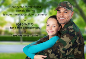 Get the best VETERANS healthcare in south florida at Care Wellness Center in Margate, Coral Springs, Coconut Creek Florida